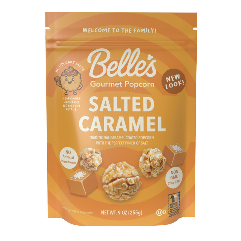 Wholesale Belle'S - Salted Caramel Popcorn - 9Oz- Bulk