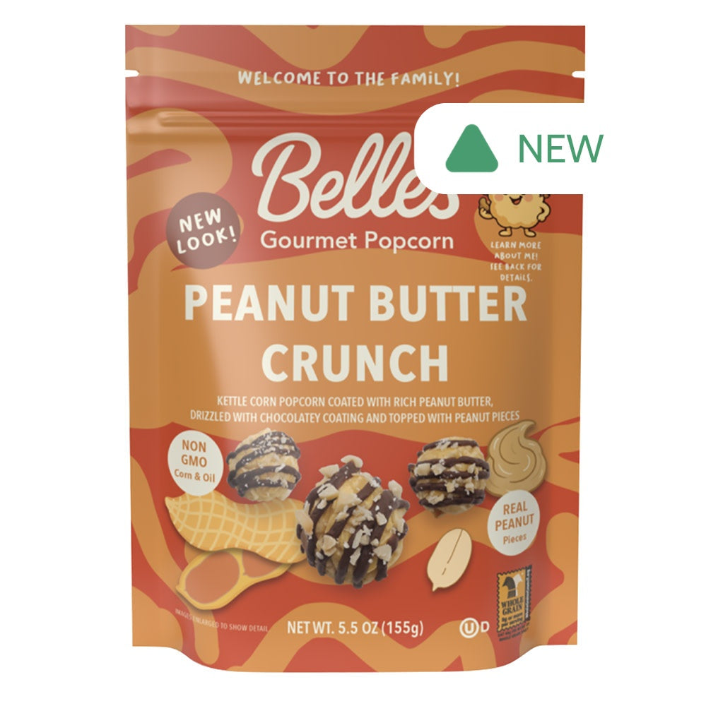 Wholesale Belle'S - Peanut Butter Crunch Popcorn - 5.5Oz- Bulk