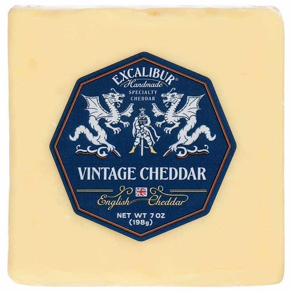 Wholesale Excalibur English Vintage Cheddar Cuts 7 Oz- Bulk