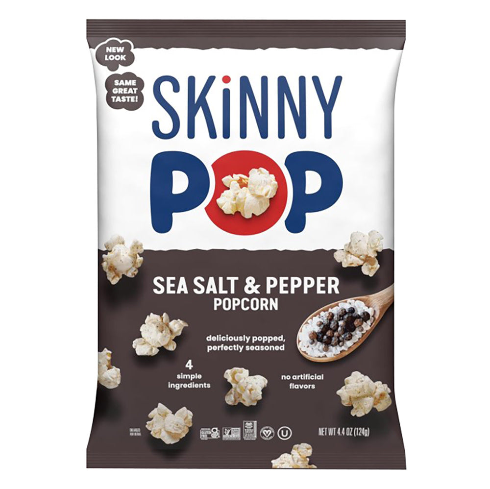 Wholesale Skinnypop Sea Salt And Pepper Popcorn 4.4 Oz- Bulk