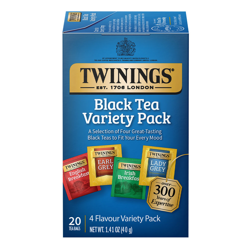 Wholesale Twinings Black Tea Variety Pack 20 Ct Box- Bulk