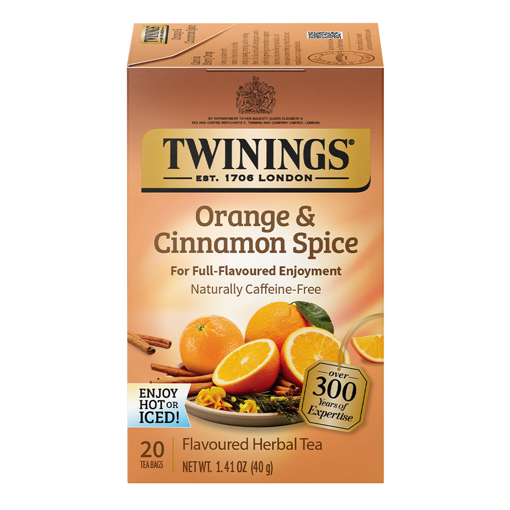 Wholesale Twinings Orange And Cinnamon Spice Tea 20 Ct Box- Bulk