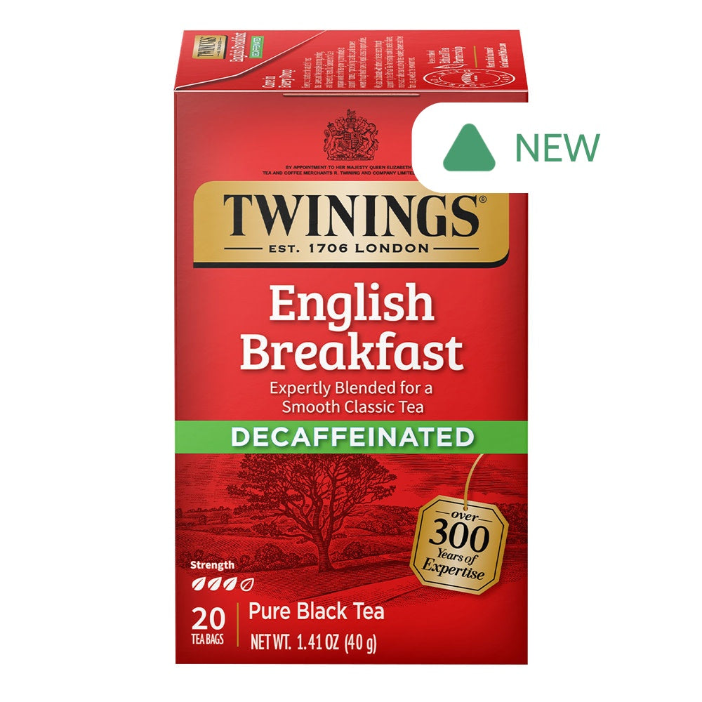 Wholesale Twinings Decaf English Breakfast Tea 20 Ct Box- Bulk
