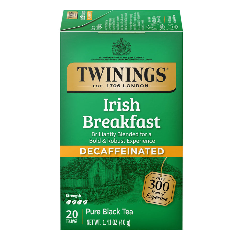 Wholesale Twinings Decaf Irish Breakfast Tea 20 Ct Box- Bulk