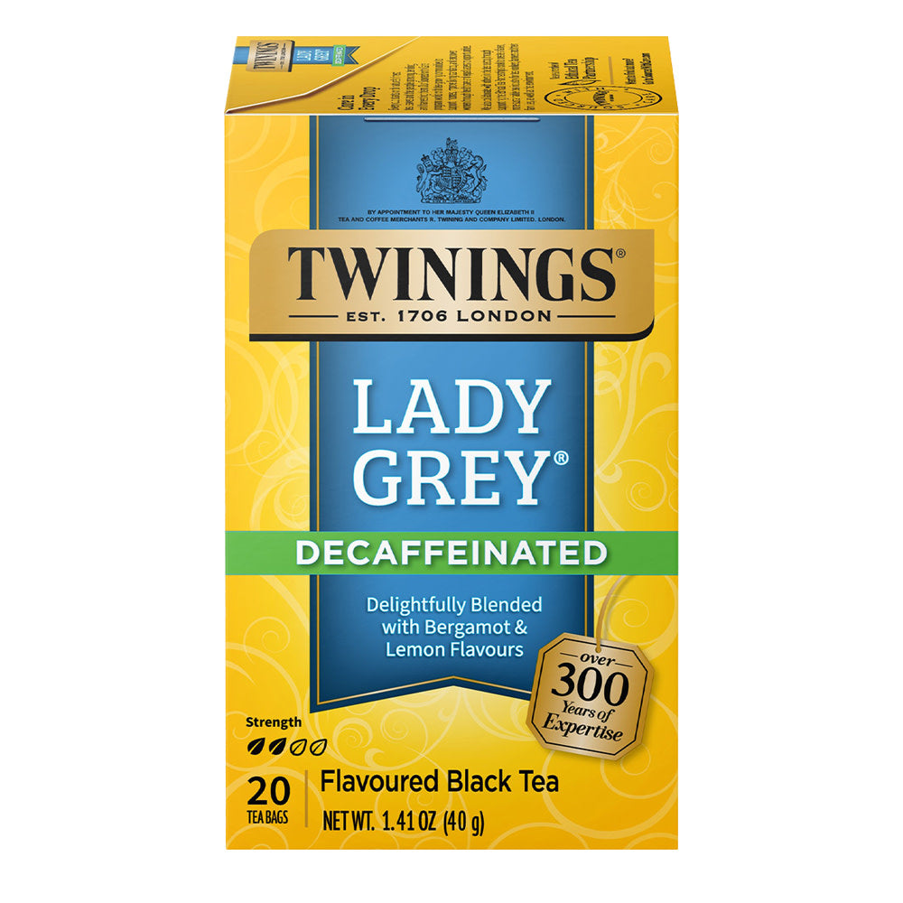 Wholesale Twinings Decaf Lady Grey Tea 20 Ct Box- Bulk
