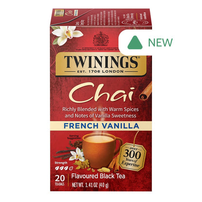 Wholesale Twinings French Vanilla Chai Tea 20 Ct Box- Bulk