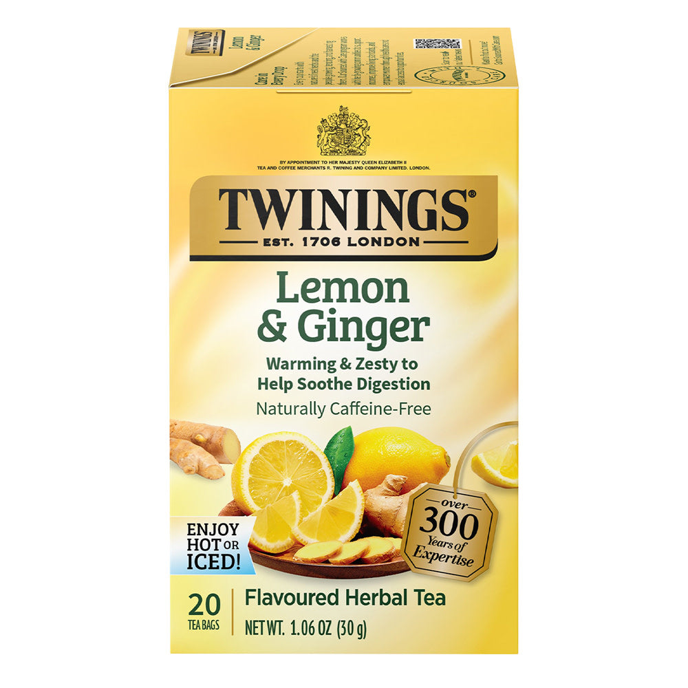 Wholesale Twinings Lemon And Ginger Tea 20 Ct Box- Bulk