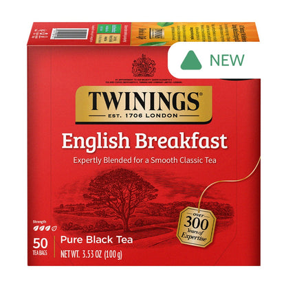 Wholesale Twinings English Breakfast Tea 50 Ct Box- Bulk