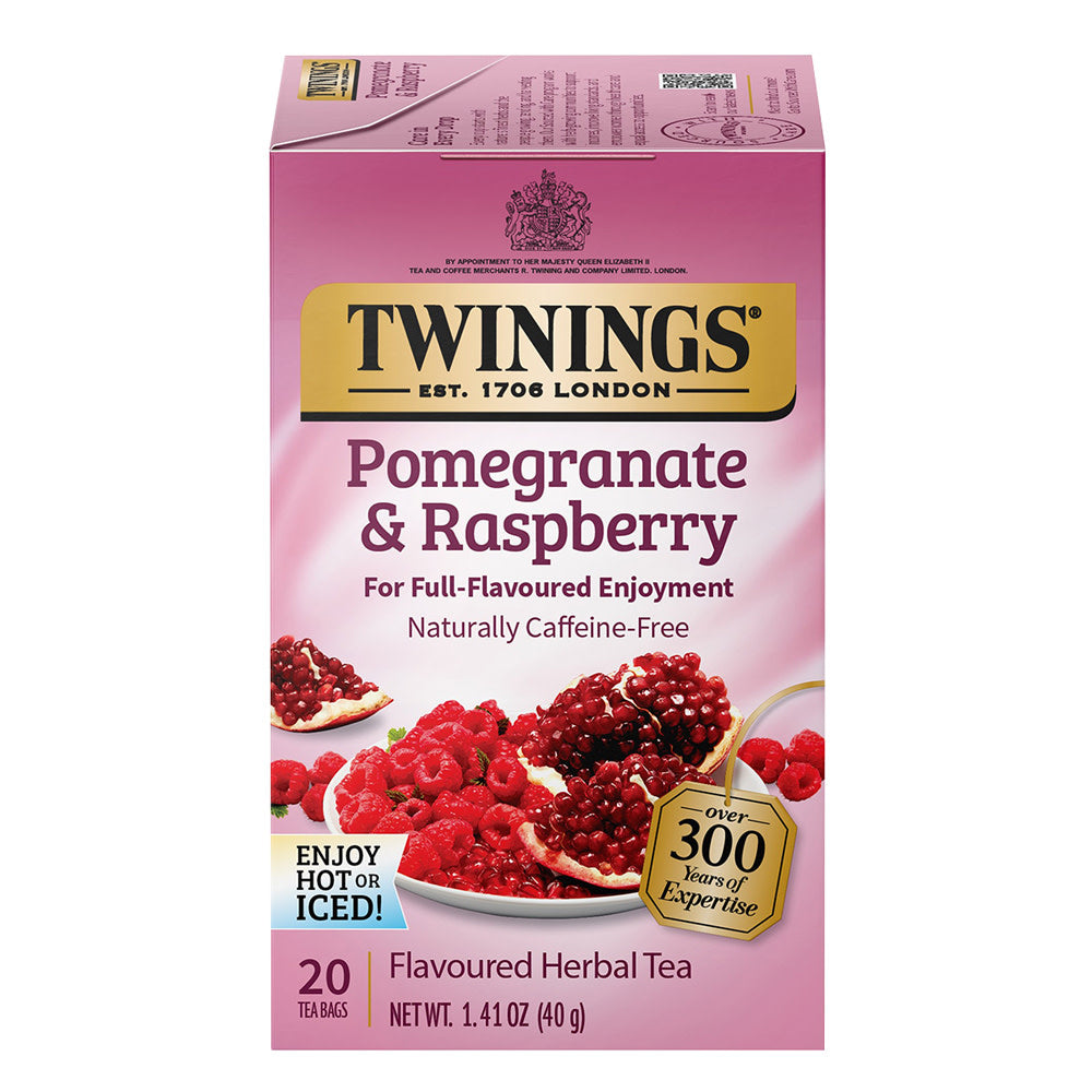 Wholesale Twinings Pomegranate And Raspberry Tea 20 Ct Box- Bulk