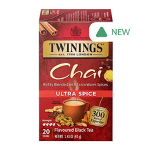 Wholesale Twinings Ultra Spice Chai Tea 20 Ct Box- Bulk