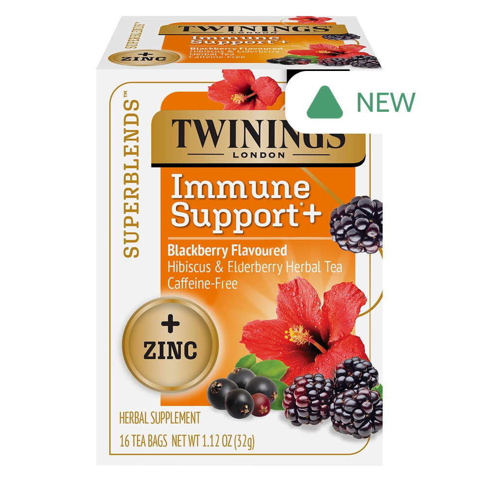 Wholesale Twinings Superblends Immune Support+ Zinc Tea Box- Bulk