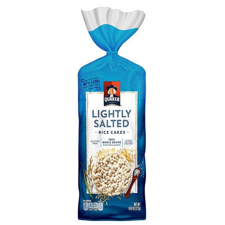 Wholesale Quaker Case Plain Rice Cakes Lightly Salted- Bulk
