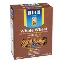 Wholesale De Cecco 100 Percent Whole Wheat Fusilli Pasta 13.25 Oz Box- Bulk