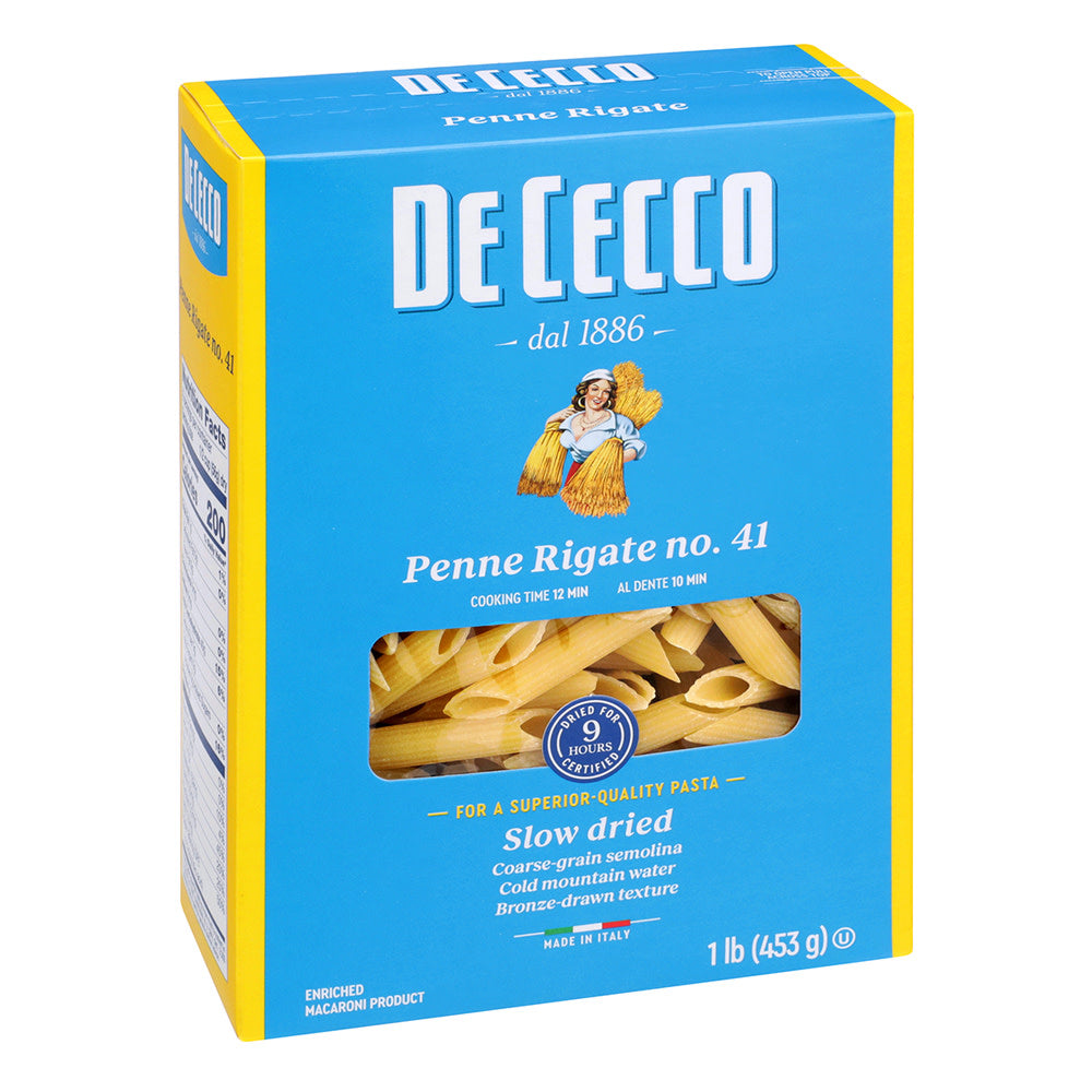 Wholesale De Cecco Penne Rigate Pasta 16 Oz Box # 41- Bulk