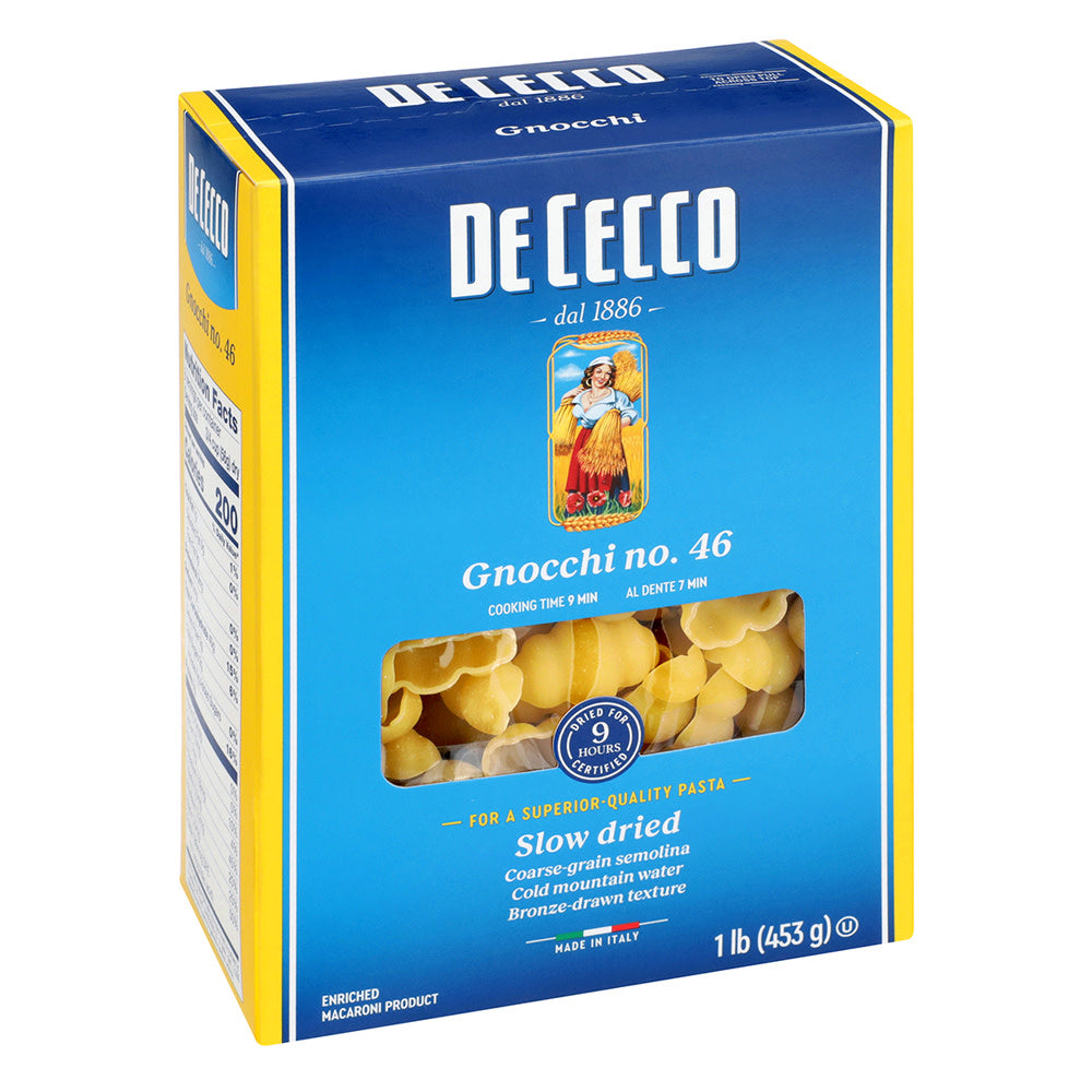 Wholesale De Cecco Gnocchi Pasta 16 Oz Box # 46- Bulk