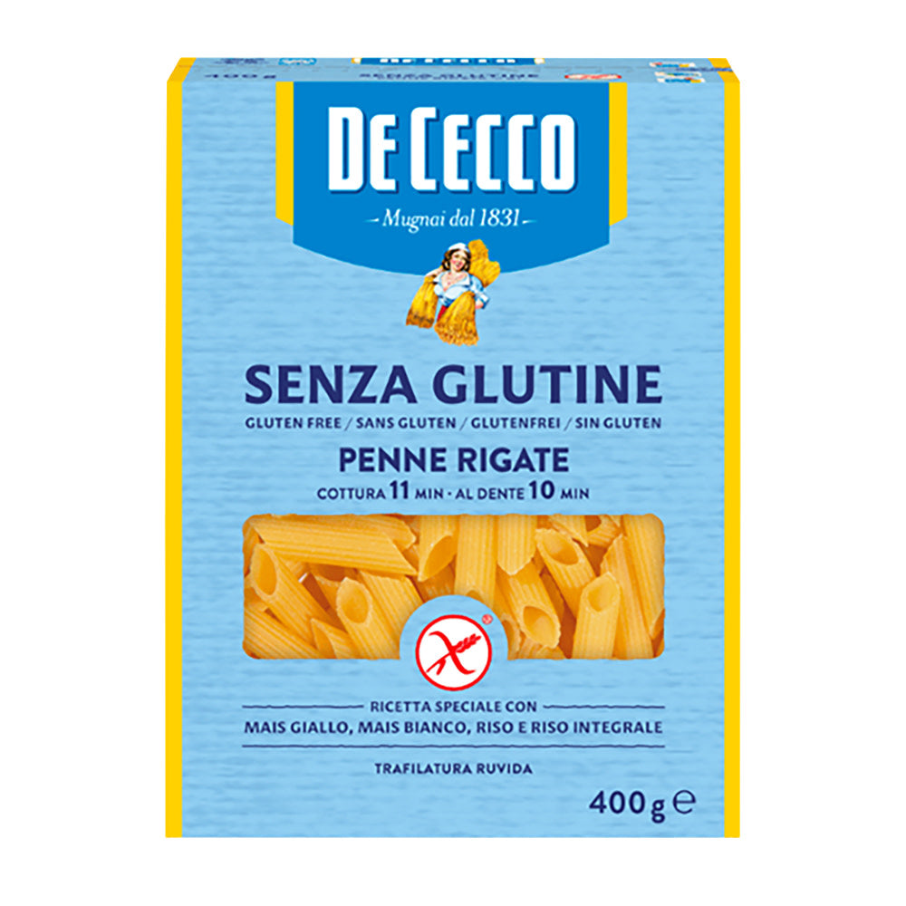 Wholesale Dececco Gluten Free Penne Rigate 12 Oz Box- Bulk