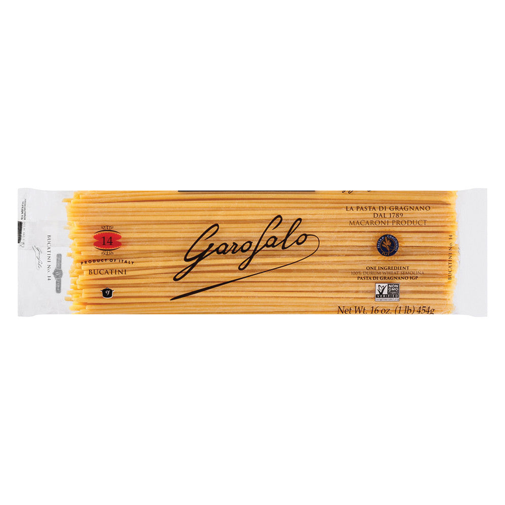Wholesale Garofalo Bucatini Pasta 16 Oz Bag- Bulk