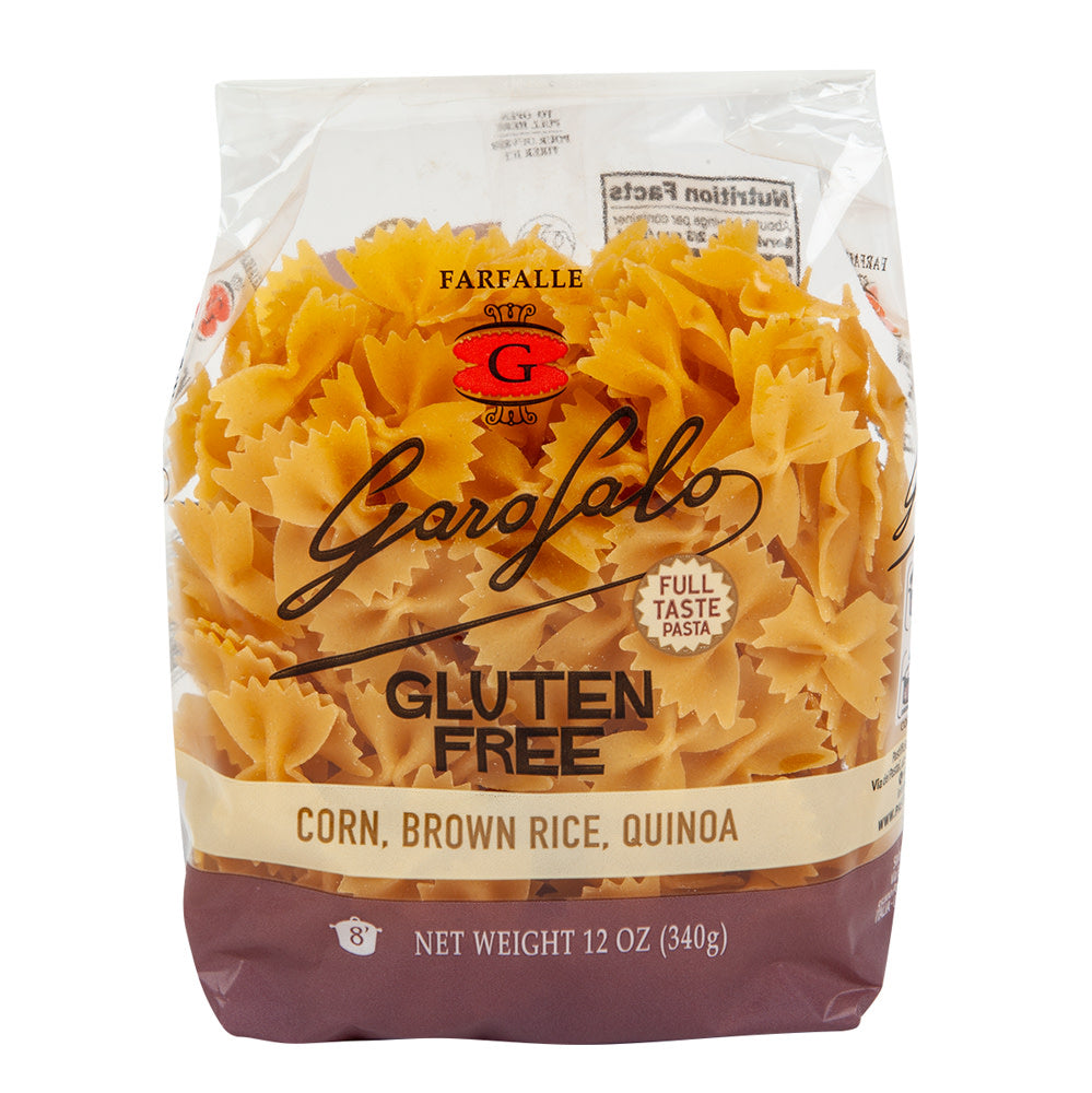 Wholesale Garofalo Gluten Free Farfalle 12 Oz Bag- Bulk