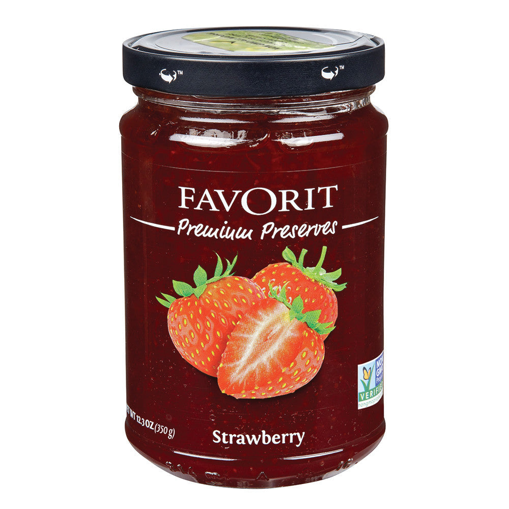 Wholesale Favorit Strawberry Preserves 12.3 Oz Jar- Bulk