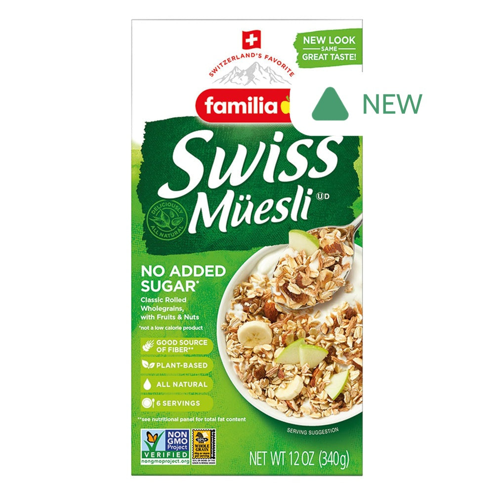 Wholesale Familia No Sugar Added Swiss Muesli 12 Oz Box- Bulk