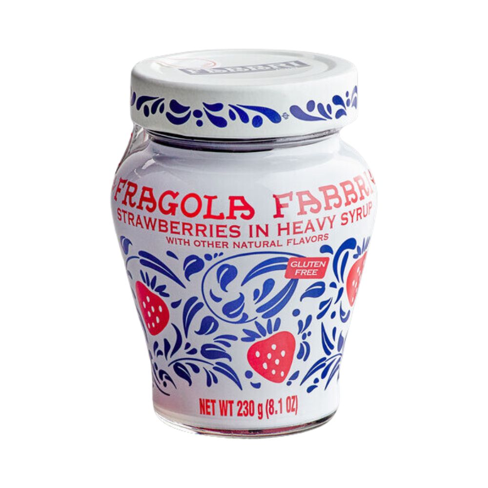 Wholesale Fabbri Case Strawberries In Syrup Ceramic Jars- Bulk