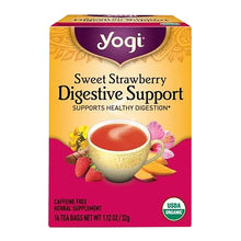 Wholesale Yogi Tea Sweet Strawberry Digestive Support 16 Count Box- Bulk