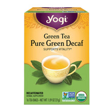 Wholesale Yogi Tea Decaf Green Pure Green 16 Ct Box- Bulk