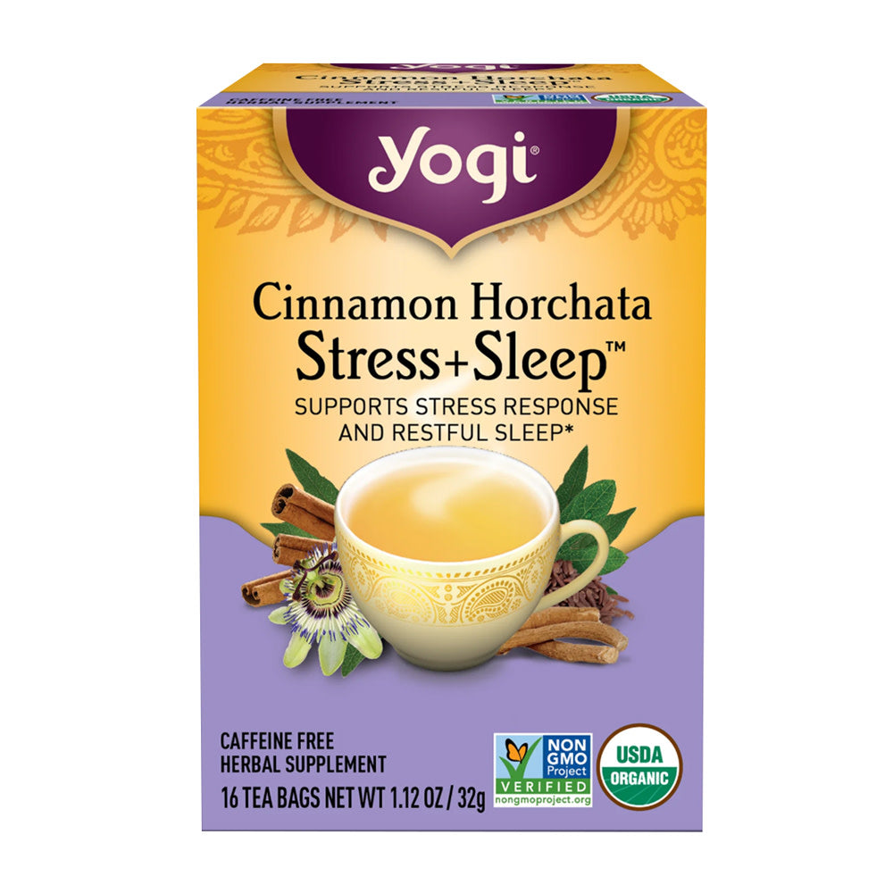 Wholesale Yogi Tea Cinnamon Horchata Stress+Sleep 16 Ct Box- Bulk