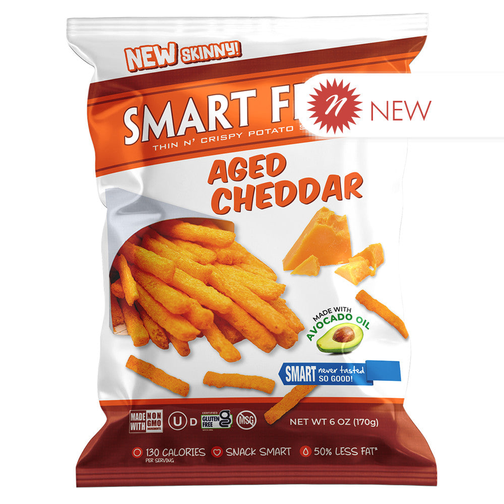 Wholesale Smart Fries - Aged Cheddar - 6Oz- Bulk