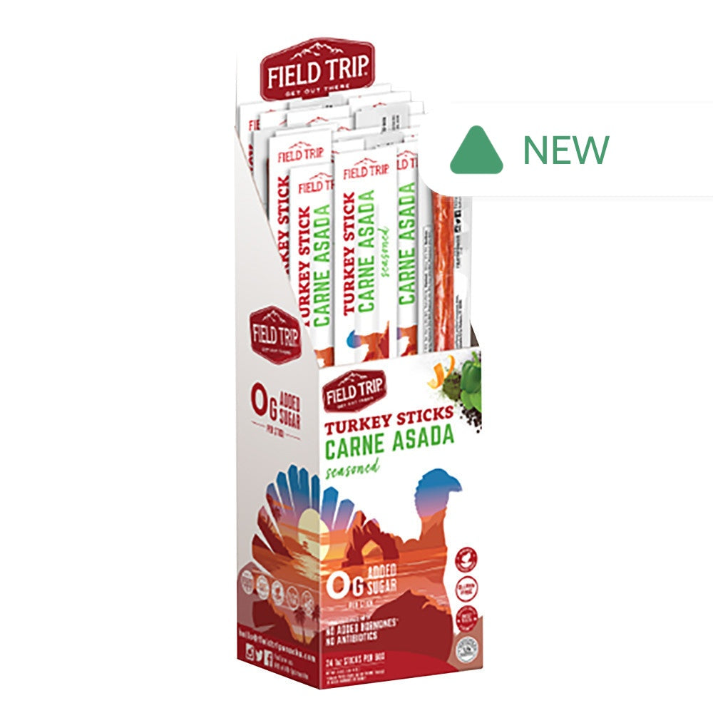 Wholesale Field Trip’S Carne Asada Zero Sugar Turkey Stick 1 Oz- Bulk