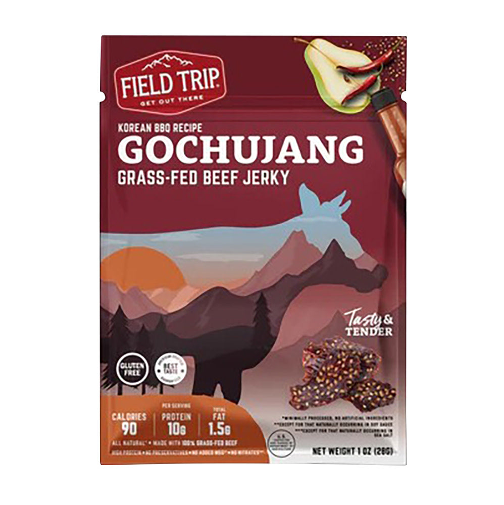 Wholesale Field Triple - Beef Jerky Barbecue Gochujang Korean - 1Oz- Bulk