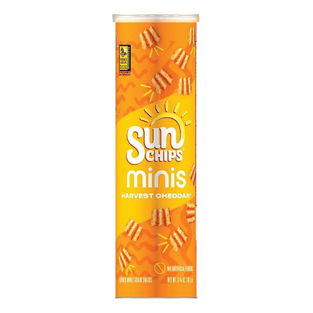Wholesale Sunchips Minis Harvest Cheddar 3.75 Oz Canister- Bulk