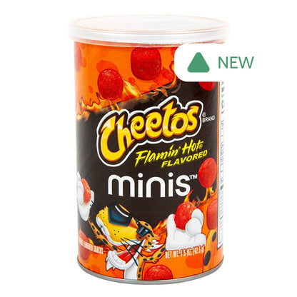 Wholesale Cheetos Minis Flamin Hot Pk 12 1.5 Oz Canister- Bulk