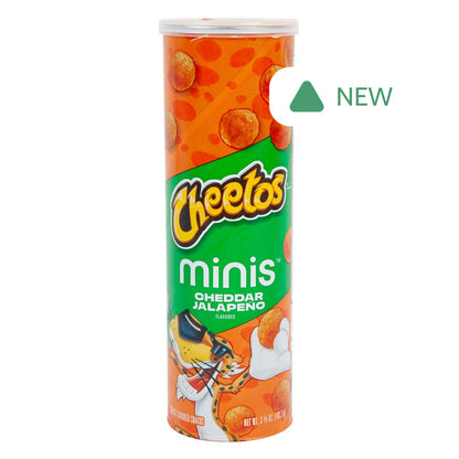 Wholesale Cheetos Minis Cheddar Jalapeno 3.625 Oz Canister- Bulk