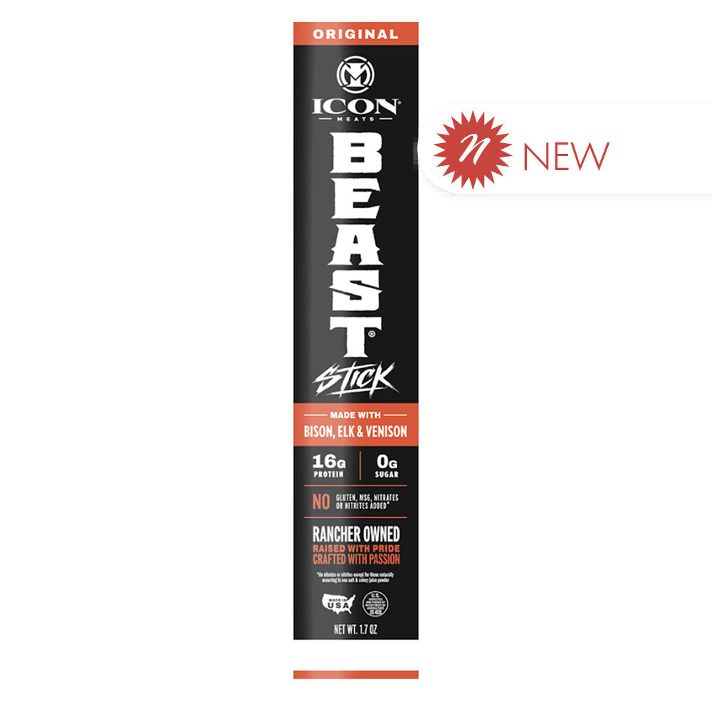 Wholesale Icon Meats - Beast Stick Original - 1.7Oz- Bulk