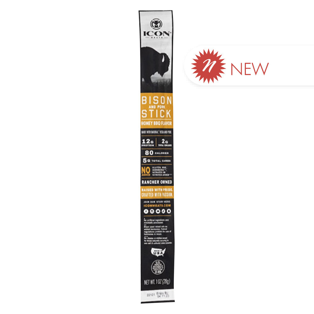 Wholesale Icon Meats - Bison&Pork Sti Honey Barbecue - 1Oz- Bulk