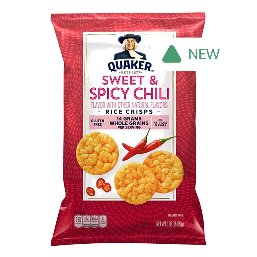 Wholesale Quaker Sweet & Spicy Chili Rice Crisps 3 Oz Bag- Bulk