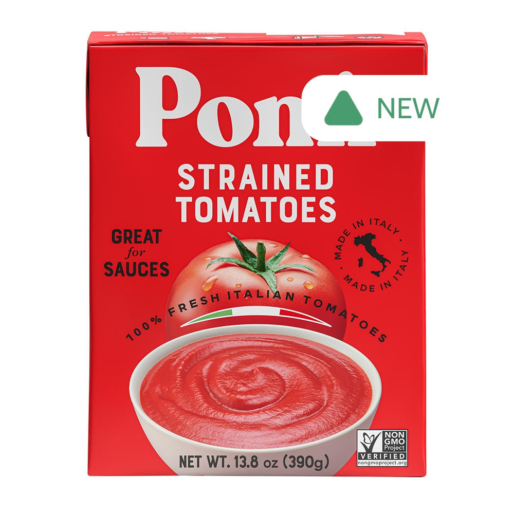 Wholesale Pomi Strained Tomatoes 13.8 Oz Box- Bulk