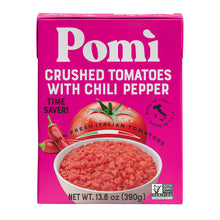 Wholesale Pomi Crushed Tomatoes With Chili Pepper 13.8 Oz Box- Bulk