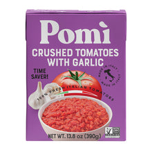 Wholesale Pomi Crushed Tomatoes With Garlic 13.8 Oz Box- Bulk