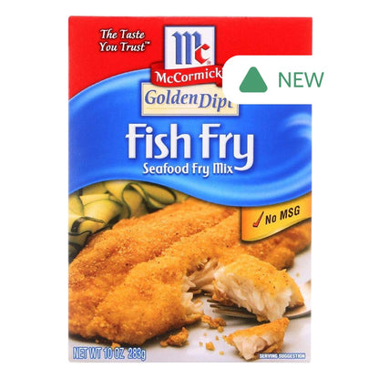 Wholesale Golden Dipt Seasoned Fish Fry Mix 10 Oz Box- Bulk
