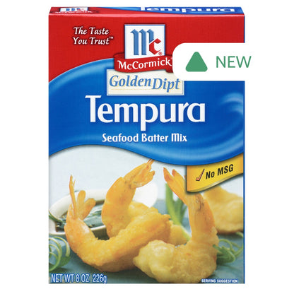 Wholesale Mccormick Golden Dipt Tempura Batter Mix 10 Oz Box- Bulk