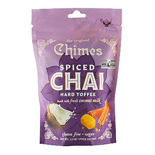 Wholesale Chimes Spice Chai Hard Toffee 3.5 Oz Bag- Bulk