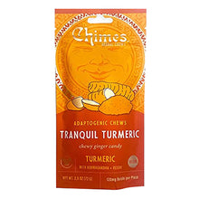 Wholesale Chimes Adaptogenic Ginger Chews Turmeric 2.5 Oz Bag- Bulk
