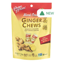 Wholesale Prince Of Peace Blood Orange Ginger Chews 4 Oz Pouch- Bulk