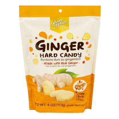 Wholesale Prince Of Peace Ginger Hard Candy 4 Oz Bag- Bulk
