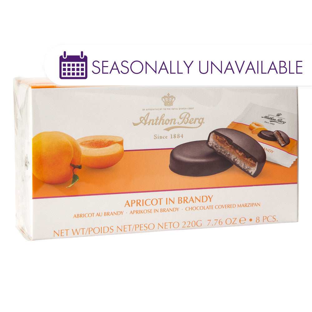 Wholesale Anthon Berg Apricot In Brandy 7.76 Oz Box- Bulk