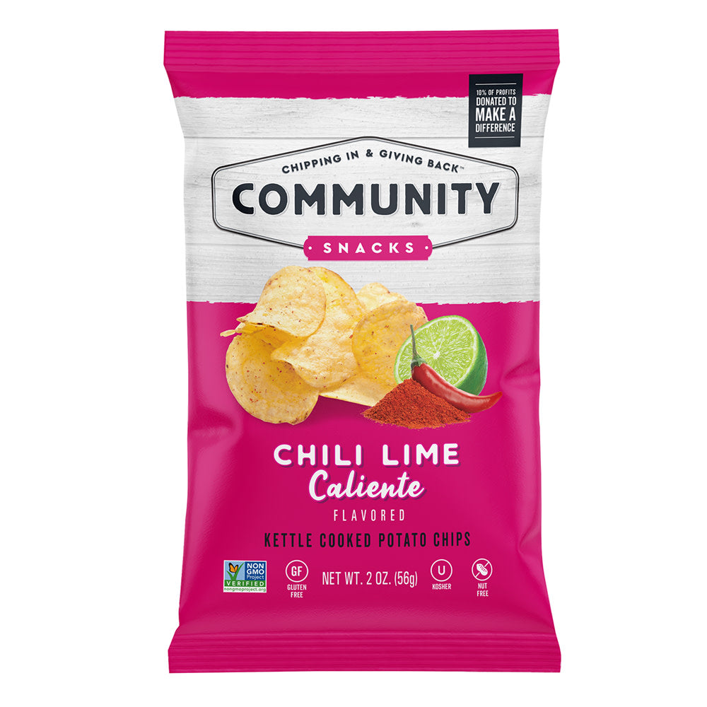 Wholesale Community Snacks - Chili Lime Caliente - 2Oz- Bulk