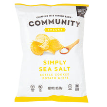 Wholesale Community Snacks Simply Sea Salt Chips 2 Oz Bag- Bulk
