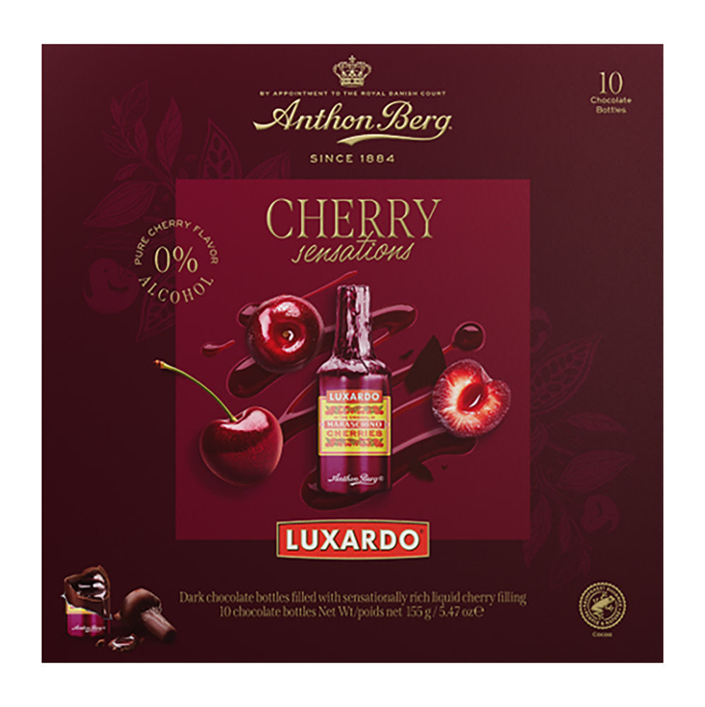 Wholesale Anthon Berg - Gift Box Luxr Chocolate Cherry - 5.46Oz- Bulk